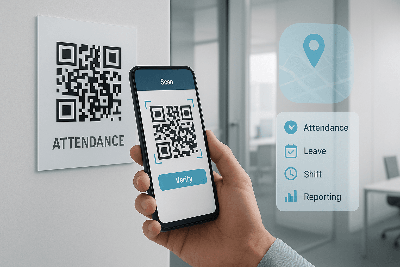 سیستم حضور و غیاب چیست؟ راهنمای جامع حضور و غیاب هوشمند از QR و GPS تا SaaS و مدیریت منابع انسانی