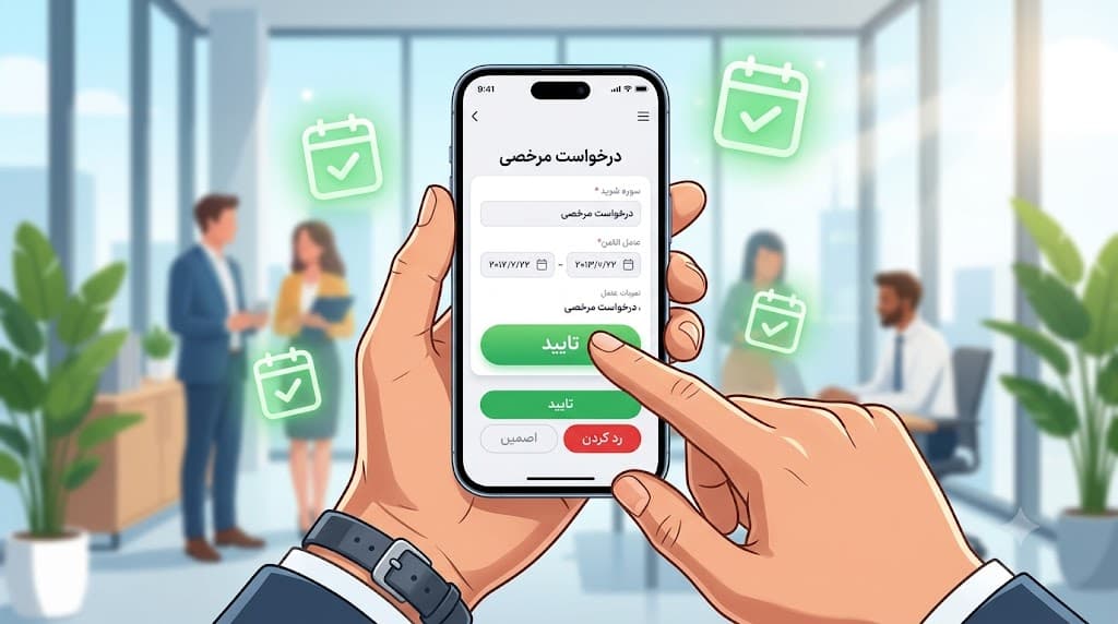 اتوماسیون درخواست مرخصی و ماموریت؛ خداحافظی با برگه کاغذی و گم‌شدن درخواست‌ها