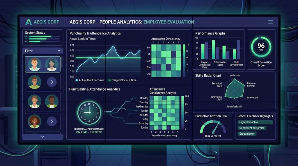 راهنمای کامل ارزیابی عملکرد پرسنل بر پایه داده‌های واقعی (Data-Driven HR)